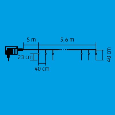 LED-es jégcsap izzósor - KJL 15